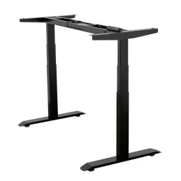 Structure de bureau électrique réglable en hauteur AMOR / Noir