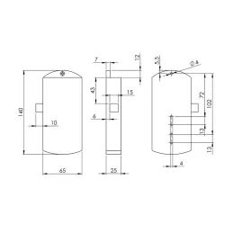 Serrure électrique à empreinte digitale SECURE / noire