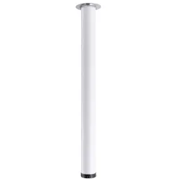 Pied de table SIMPLE blanc brillant / 60 mm