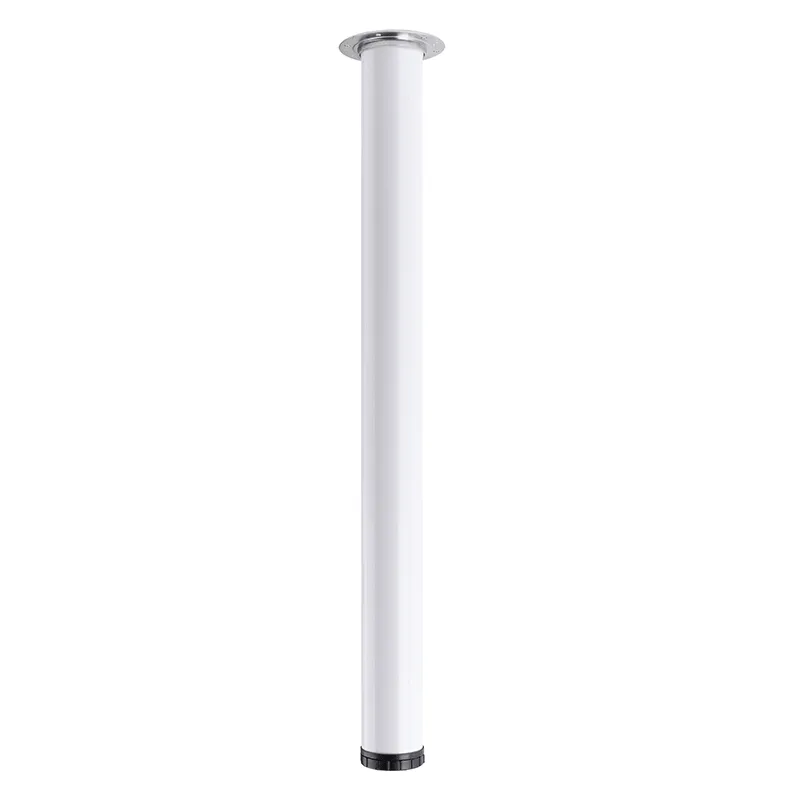 Pied de table SIMPLE blanc brillant / 60 mm