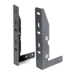 Fixation pour porte pour paniers à sortie totale / Paire