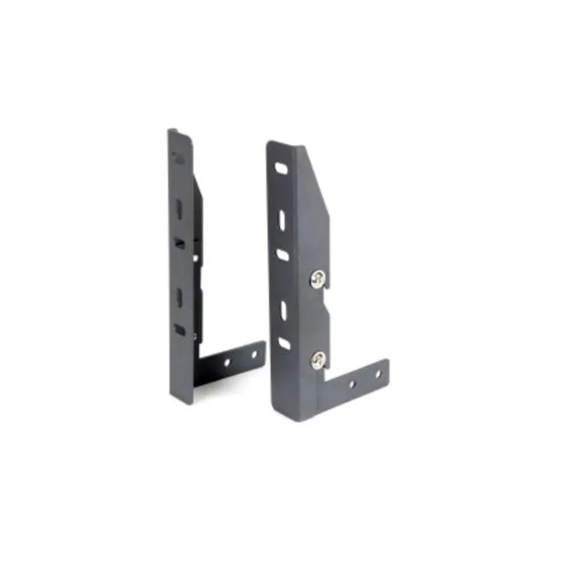 Fixation pour porte pour paniers à sortie totale / Paire