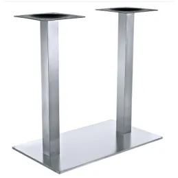 Pied de table ALFREDO DUO / Acier inoxydable