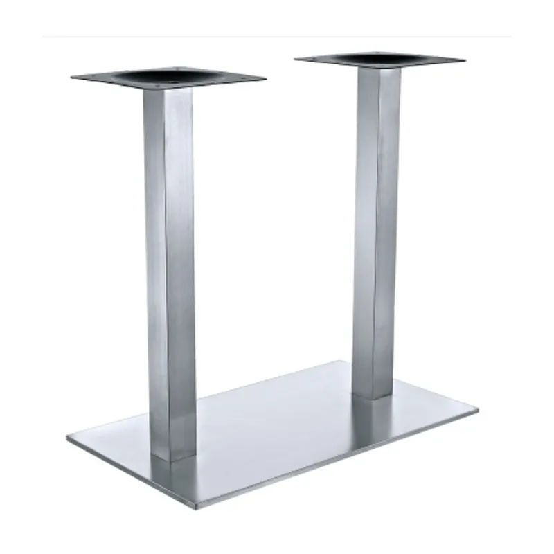 Pied de table ALFREDO DUO / Acier inoxydable
