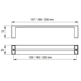 Poignée METRIS / Inox