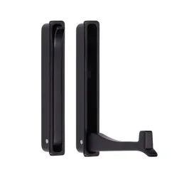 Patère escamotable à encastrer VERNON Mini / Noir mat