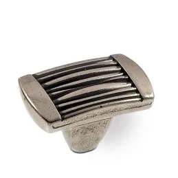 Bouton LIVIS / Argent vieilli