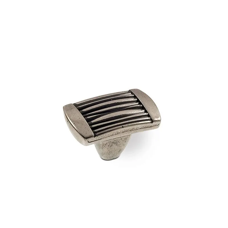 Bouton LIVIS / Argent vieilli