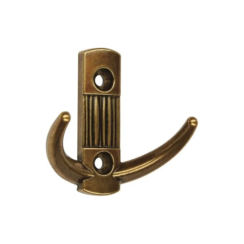 Patère rustique LIVIS Mini / Laiton vieilli
