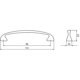 Poignée KAROS / Laiton vieilli