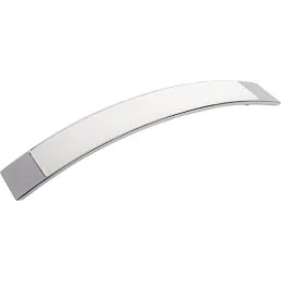 Poignée MOBILIAR / Chrome brillant – blanc