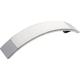 Poignée MOBILIAR / Chrome brillant – blanc