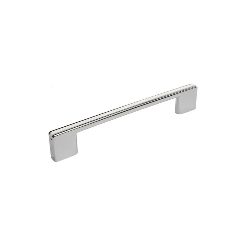 Poignée BELTO / Chrome brillant - blanc