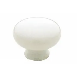 Bouton PORCELO / Porcelaine blanche