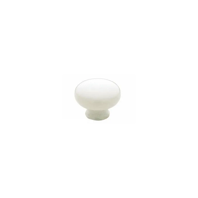 Bouton PORCELO / Porcelaine blanche