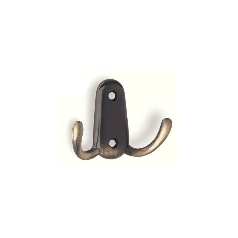 Patère rustique SEVILA Mini / Laiton vieilli