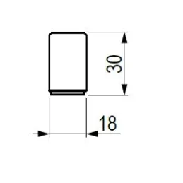 Bouton GALIA / Or mat mat