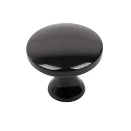 Bouton CIRCLE / Noir brillant