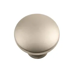 Bouton CIRCLE / Nickel mat b n