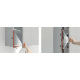 Piston TIP-ON court 50 mm / Blanc