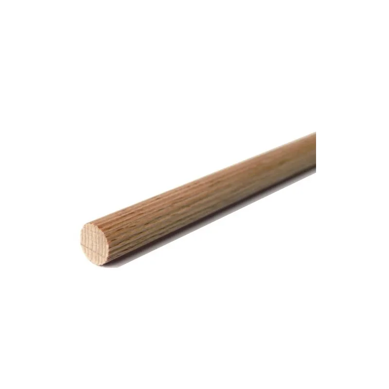 Barre à chevilles cannelée 1000 mm – hêtre