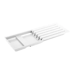 Support à couteaux en plastique MILENIUM / Blanc