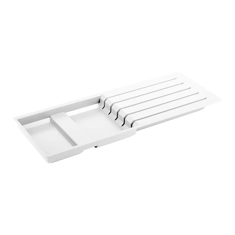 Support à couteaux en plastique MILENIUM / Blanc