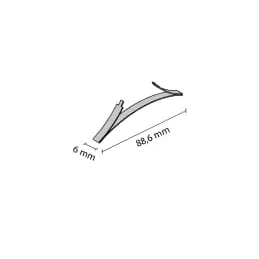 Butée pour rail inférieur RAMA en métal