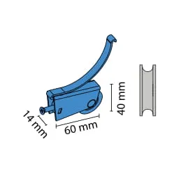 Roulette inférieure GAMA