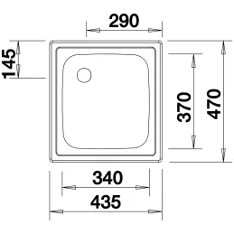 Évier en acier inoxydable Blanco TOP EE 4x4