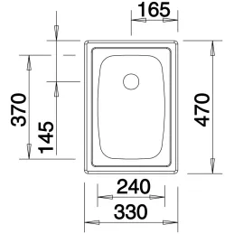 Évier en acier inoxydable Blanco TOP EE 3x4