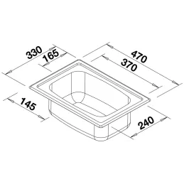 Évier en acier inoxydable Blanco TOP EE 3x4