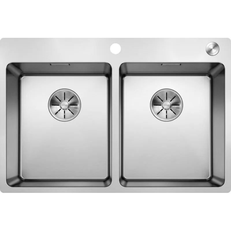 Évier en inox Blanco ANDANO 500-IF/A / PushControl
