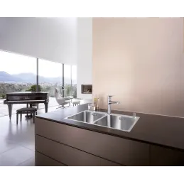 Évier en inox Blanco ANDANO 500-IF/A / PushControl