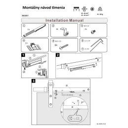 Kit pour porte coulissante Rustica Simple / avec amortissement