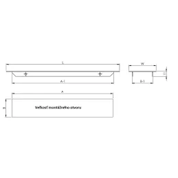 Grille d’aération MILENIUM / Acier inoxydable