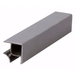 Raccord d’angle à 90° pour plinthe de cuisine / Aluminium brossé