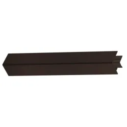 Raccord d’angle à 90° pour plinthe de cuisine / Noir mat