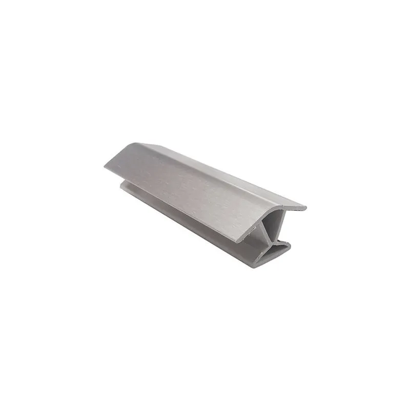 Raccord 135° pour socle / Inox brossé