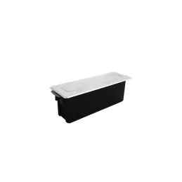 Prise électrique escamotable HOPBOX FRENCH / Aluminium brossé