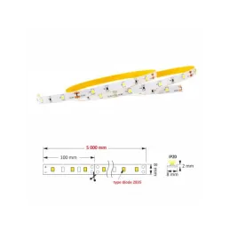 Ruban LED PREMIUM SMD2835/120 LED - 20 W