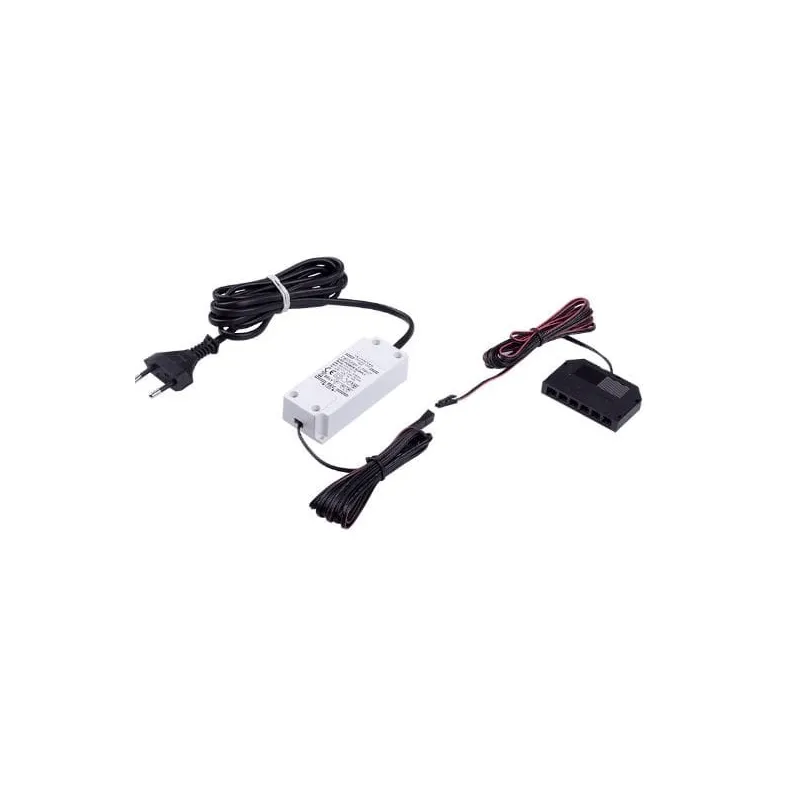 Transformateur LED (adaptateur secteur) 12 V MINI / avec connecteurs de sortie