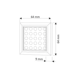 Spot SQUARE / Aluminium