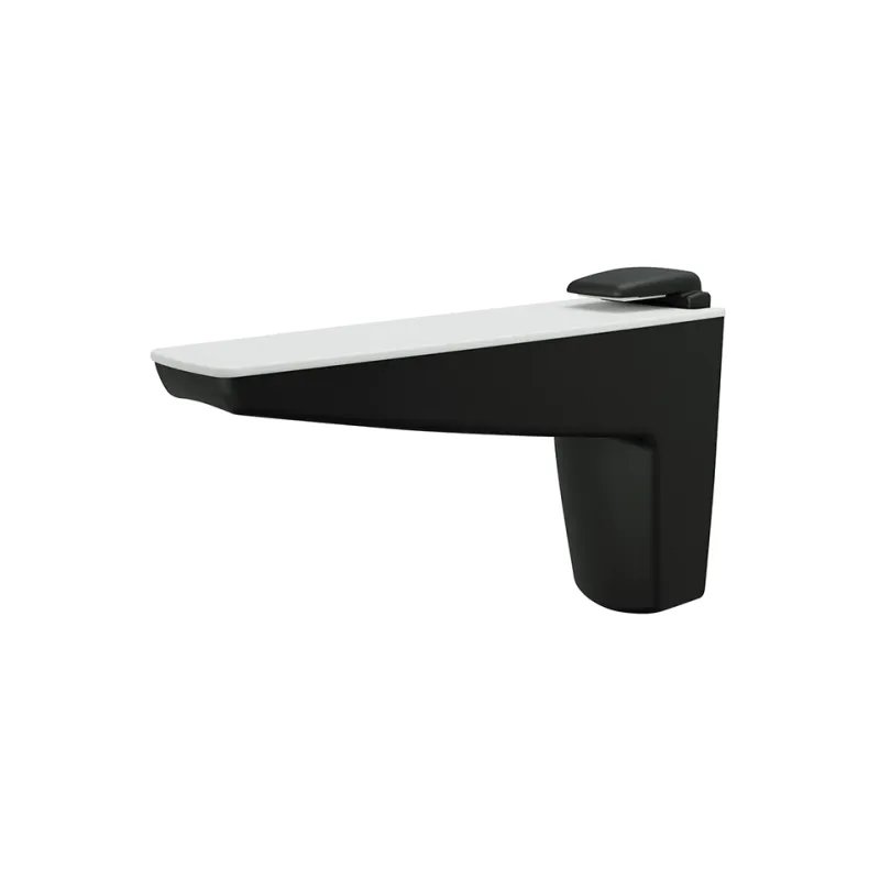 Support d’étagère VERDES GLASS / Noir mat – paire