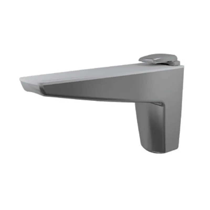 Support d’étagère VERDES GLASS / Gris – paire