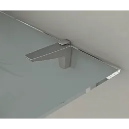 Support d’étagère VERDES GLASS / Gris – paire