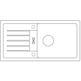 Ensemble évier en grès BLANCO FAVUM XL 6 S + mitigeur DARAS S Silgranit