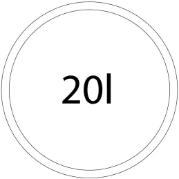 Poubelle coulissante Blanco BOTTON II 30/2
