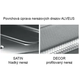 Évier en acier inoxydable Alveus BASIC 170
