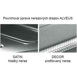 Évier en acier inoxydable Alveus LINE 60